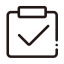 Completed Task Dotted Outline Icon, completed,dotted,task