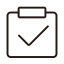 Completed Task Outline Icon, completed,outline,task