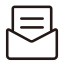 Invitation Envelope Dotted Icon, dotted,envelope,invitation
