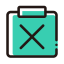 Teal Cancelled Task Icon, cancelled,task,teal