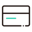 Teal Detail Bank Card Icon, bank,card,teal