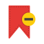 Delete Bookmark Icon, delete,bookmark,minus