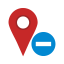 Delete Location Icon, delete,location,pin