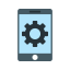 Device Settings Icon, device,gear,settings