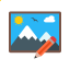 Edit Image Icon, edit,image,pencil
