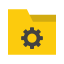 Folder Settings Icon, folder,gear,settings