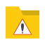 Folder Warning Icon, alert,folder,warning