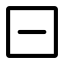 Minus Square Icon, action,minus,square
