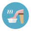 Foot Bath Icon, foot bath,wellness