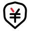 Integrity Deposit Icon, deposit,shield,yuan