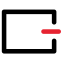 Pending Payment Icon, line,pending payment,rectangle