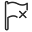 Cancel Activity Flag Icon, activity,cancel