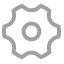 Gear Icon (Normal) Icon, gear,settings,normal