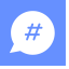 Micro Topic Copy Icon, blue,icon,micro topic