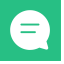 Push Icon, chat,green,push