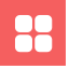 Section Icon, grid,red,section