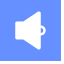 Small Broadcast Copy Icon, blue,broadcast,speaker