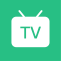 TV Live Icon, TV,green,live