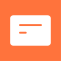 User Bill Icon, bill,orange,user