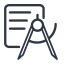 Plan Compass Icon, compass,plan