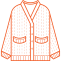 Knitted Cardigan Icon, cardigan,clothing,knitted cardigan