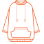 Long Hoodie Icon, clothing,hoodie,long hoodie