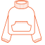 Short Hoodie Icon, clothing,hoodie,short hoodie