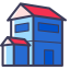 Multi - story House Icon, house,multi - story