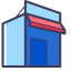 Shop Building Icon, shop,commercial