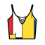 Mondrian Style Camisole Icon, Mondrian,camisole,fashion