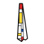 Mondrian Style Tie Icon, Mondrian,fashion,tie
