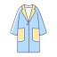 Yellow and Blue Robe Icon, robe,yellow,blue