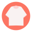 Short - sleeved Top Icon, short - sleeved,top