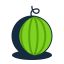 Watermelon Icon, fruit,watermelon