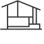 House with Porch Icon, home,house,porch