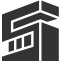 Modernist Building (filled) Icon, building,modernist,filled
