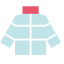 Blue Down Jacket Icon, clothing,down jacket