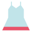 Blue Dress Icon, clothing,dress