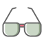 Gray Glasses Icon, accessory,glasses