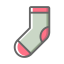 Gray Socks Icon, accessory,socks