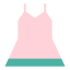 Pink Dress Icon, dress,clothing