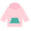 Pink Hoodie Icon, hoodie,clothing