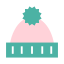 Pink Knit Hat Icon, knit hat,accessory