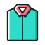 Teal Shirt Icon, shirt,clothing