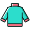 Teal Sweater Icon, sweater,clothing