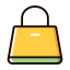 Yellow Handbag Icon, handbag,accessory
