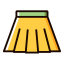Yellow Skirt Icon, skirt,clothing