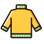 Yellow Sweater Icon, sweater,clothing