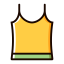 Yellow Tank Top Icon, tank top,clothing