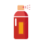 Red Cosmetic Bottle Icon, bottle,cosmetics,red